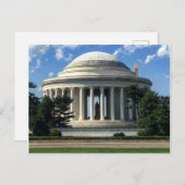 Thomas Jefferson Memorial Washington Monument Briefkaart (Voorkant / Achterkant)