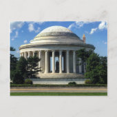 Thomas Jefferson Memorial Washington Monument Briefkaart (Voorkant)