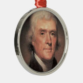 Thomas Jefferson Metalen Ornament (Rechts)