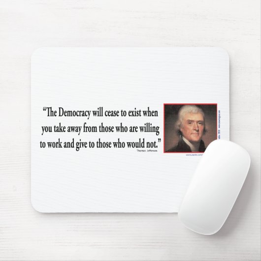 Thomas Jefferson Muismat (Met muis)