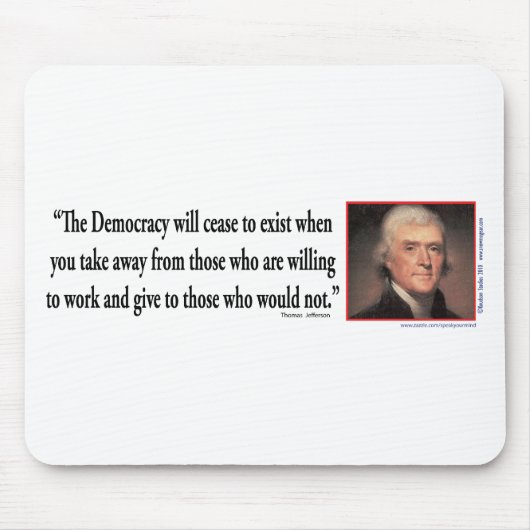 Thomas Jefferson Muismat (Voorkant)