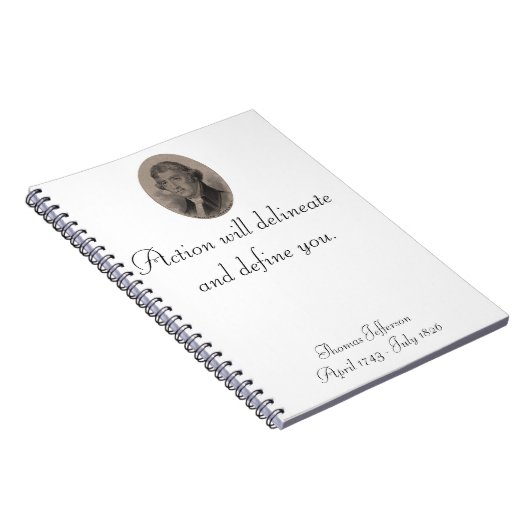 Thomas Jefferson notebook Notitieboek (Rechterzijde)
