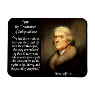 Thomas Jefferson - Onafhankelijkheidsverklaring Magneet