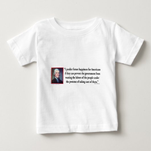 Thomas Jefferson over Amerikaans geluk (Voorkant)