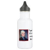 Thomas Jefferson over Amerikaans geluk Waterfles (Links)