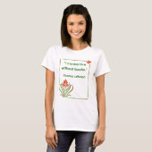 Thomas Jefferson over Boeken T-shirt (Voorkant volledig)