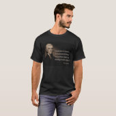 Thomas Jefferson over Liberty T-Shirt (Voorkant volledig)