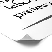 Thomas Jefferson over toekomstig geluk Poster (Hoek)