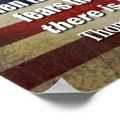 Thomas Jefferson over vrijheid versus Tyranny Poster (Hoek)