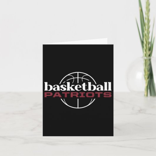 Thomas Jefferson Patriots Basketbal Kaart (Voorkant)