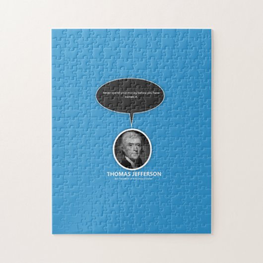 Thomas Jefferson Photo Puzzle Legpuzzel (Verticaal)
