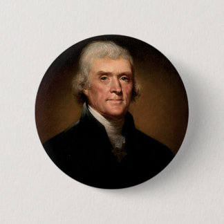Thomas Jefferson Pin Ronde Button 5,7 Cm