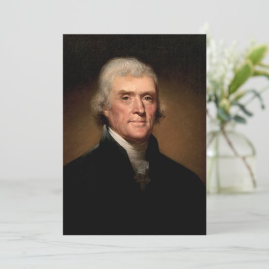 Thomas Jefferson portret (Staand voorkant)