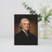 Thomas Jefferson portret Briefkaart (Staand voorkant)