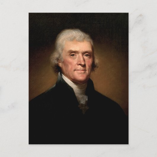 Thomas Jefferson portret Briefkaart (Voorkant)