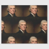 Thomas Jefferson portret Cadeaupapier (Vlak)