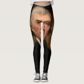 Thomas Jefferson portret Leggings (Voorkant)
