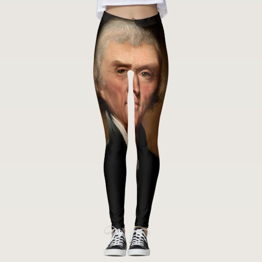 Thomas Jefferson portret Leggings (Voorkant)