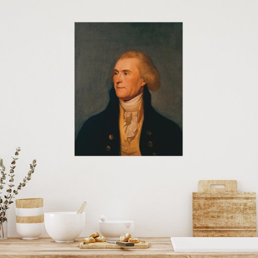 THOMAS JEFFERSON Portret van Charles Willson Peale Poster (Keuken)