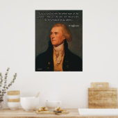 Thomas Jefferson Poster (Keuken)
