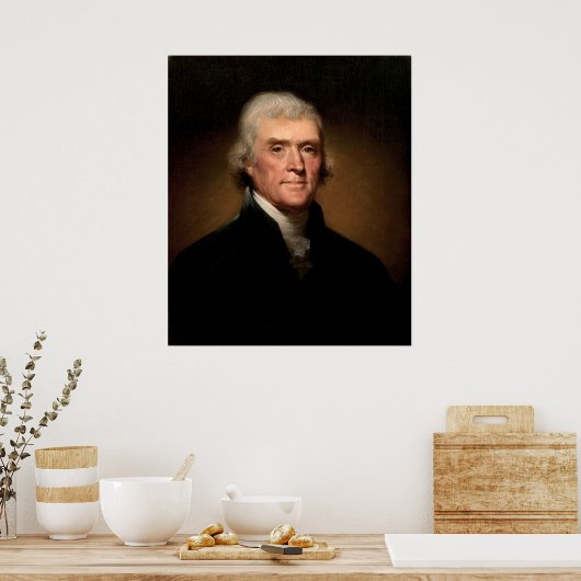Thomas Jefferson Poster (Keuken)