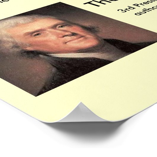 Thomas Jefferson Poster (Hoek)