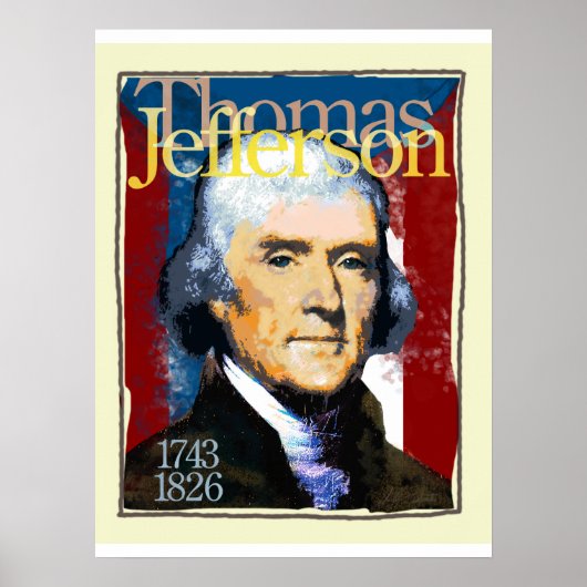 Thomas Jefferson Poster (Voorkant)