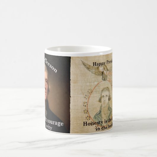 Thomas Jefferson President Day Patriottische Mok (Center)