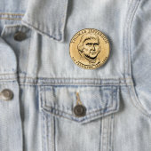 Thomas Jefferson Presidential $1 Coin Button (In situ)