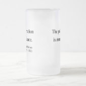 Thomas Jefferson Quote 2a Matglas Bierpul (Center)