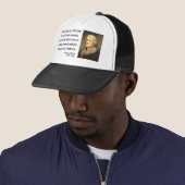 Thomas Jefferson Quote 3c Trucker Pet (In situ)