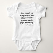 Thomas Jefferson Quote 5a Romper (Voorkant)