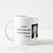 Thomas Jefferson Quote 9b Koffiemok (Links)