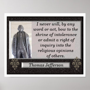 Thomas Jefferson quote - art print