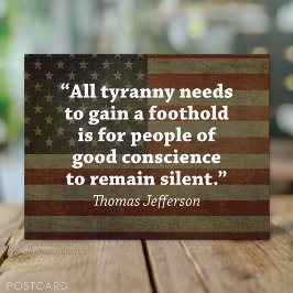 Thomas Jefferson Quote Briefkaart