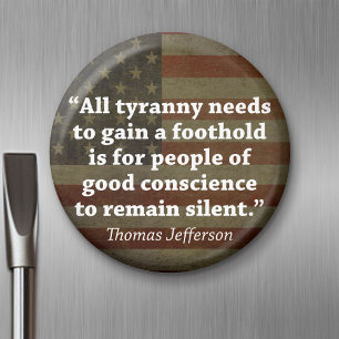 Thomas Jefferson Quote Magneet