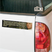 Thomas Jefferson Quote over niet-gedelegeerde bevo Bumpersticker (Op Truck)