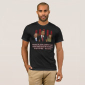 Thomas Jefferson Quote over niet-gedelegeerde bevo T-shirt (Voorkant volledig)