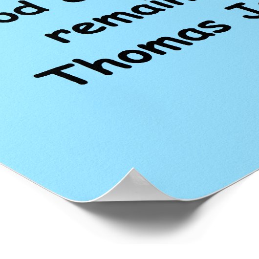 thomas jefferson quote poster (Hoek)