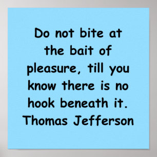 thomas jefferson quote poster