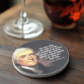 Thomas Jefferson Quote Zandsteen Onderzetter