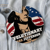 Thomas Jefferson Revolutionaire Button (In situ)