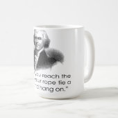 Thomas Jefferson Rope Quote Mok (Voorkant rechts)