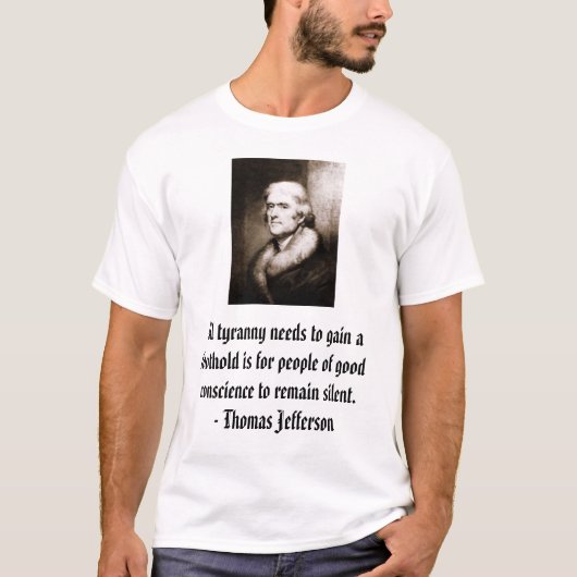Thomas Jefferson T-shirt (Voorkant)