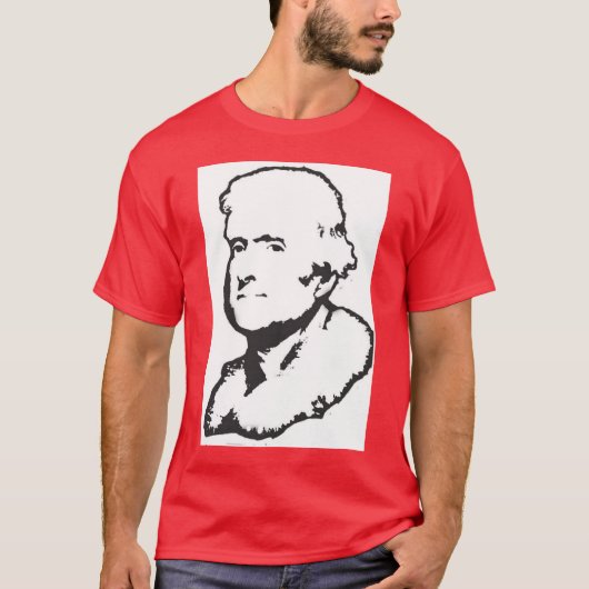 Thomas Jefferson T-shirt (Voorkant)