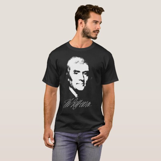 Thomas Jefferson T-shirt (Voorkant volledig)