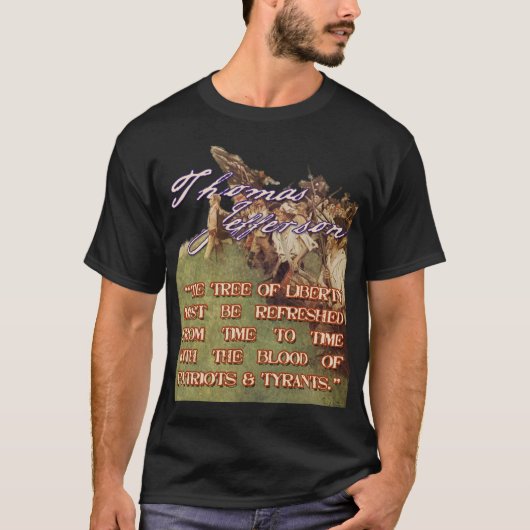 Thomas Jefferson The Tree of Liberty T-shirt (Voorkant)