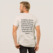Thomas Jefferson Tri-Blend Shirt (Voorkant)