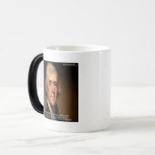 Thomas Jefferson Trickle Down Geschenken & Kaarten Magische Mok (Voorkant links)