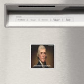 Thomas Jefferson Trickle Down Geschenken & Kaarten Magneet (Insitu (Vaatwasser))